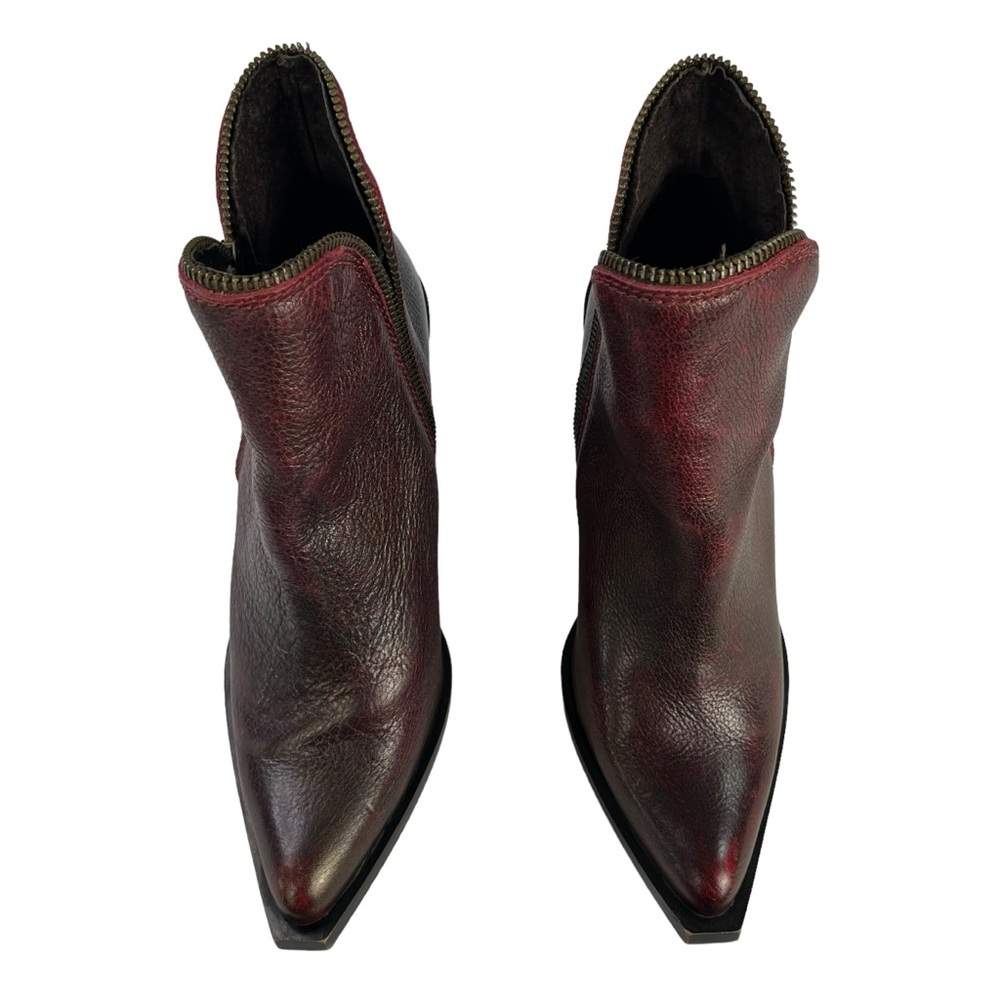 Jeffrey Campbell Leather Western Cowboy Boots Womens Size EU37 US6.5 - Picture 5 of 13